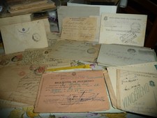 Lotto corrispondenza militare italiana mista, da WWI a WWII, zone di guerra e no