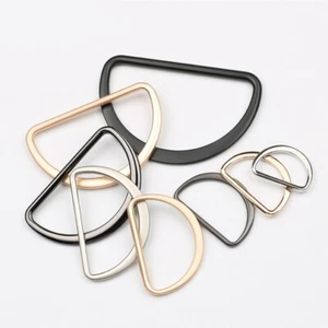10 pcs Metal D Ring for Bag Backpack Purse Strap Belt Collar Chain DIY Accessory - Picture 1 of 2