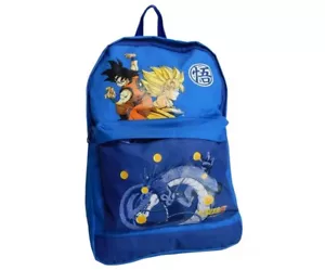 ZAINO DRAGON BALL Z SCUOLA TEMPO LIBERO Goku Super Saiyan blu - Foto 1 di 1