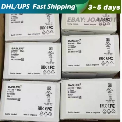 Original Basler ACA1300-30GM industrial camera NEW - Image 1 of 4