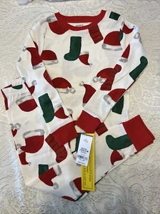 carters christmas pajamas Boys/girls Size 6, 2 Pieces Set, Nwt - Picture 1 of 5