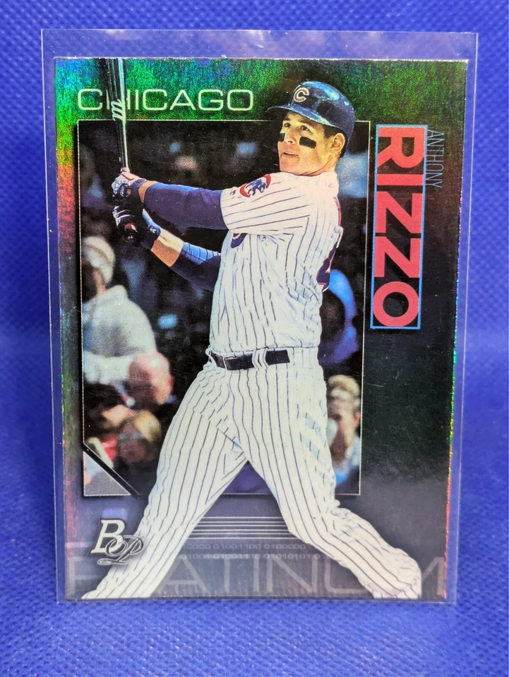 2020 Bowman Platinum Anthony Rizzo #23 Chicago Cubs Baseball Card - Image 1 of 1