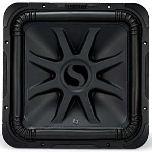 Kicker 44L7S154 Square L7 Solo-Baric 15" Subwoofer 2000 Watts Peak Dual 4 Ohm - Picture 1 of 12