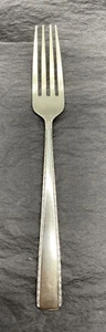 "Horquilla de cena antigua de plata níquel de 7""" - Imagen 1 de 4