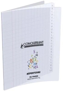 CONQUERANT CLASSIQUE Répertoire 170 x 220 mm, seyès, 96 páginas - Imagen 1 de 1