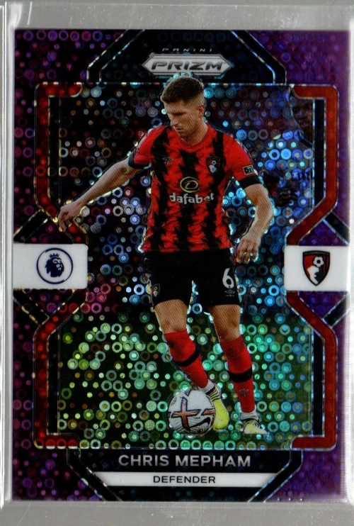 2022-23 Prizm English Premier Prizms Breakaway Purple #216 Chris Mepham /25 - Image 1 of 1