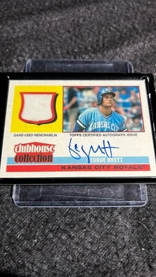 Parche autógrafo George Brett #CCAR-GB *NUMERADO A MANO 25/25 ÚLTIMO EN LA IMPRESIÓN* Foto 1 de 2