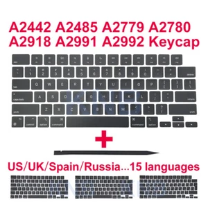 Clavier neuf claviers claviers pour Macbook Pro 14" 16" M1 A2442 A2485 clapet clavier capuchon - Photo 1/26