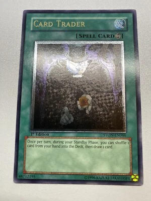 Yugioh! Card Trader STON-EN046 Ultimate Rare 1st Edition LP - Image 1 of 4