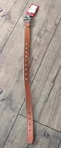 Ancol Large Leather Collar Pink size 6 large 45 - 54cm - Picture 1 of 3