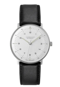JUNGHANS Watch Max Bill Automatic Matt Silver Dial Bauhaus 38mm 27/3500.02 - Picture 1 of 3