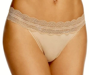 CALVIN KLEIN Micro Lace Waist Bare Nude Thong Panty Womens XS 4 S 5 M 6 L 7 XL 8 - Picture 1 of 9