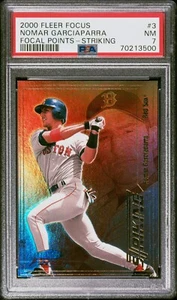 2000 Fleer Focus Focal Points Striking /50 Nomar Garciaparra PSA 7 - Picture 1 of 2
