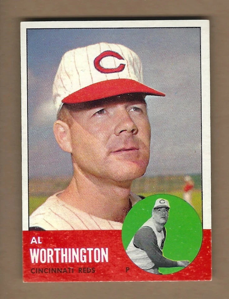 1963  TOPPS   AL  WORTHINGTON  #  556   NEAR MINT + - Image 1 of 1