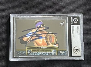 ZACK RYDER 2013 TOPPS WWE TRIPLE THREAT SIGNED AUTOGRAPHED CARD BAS AUTHENTIC - Picture 1 of 2