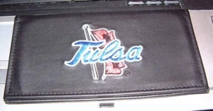 Chequera TULSA Cuero Negro Bordado Nuevo - Imagen 1 de 1