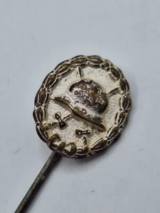 Anstecknadel Miniatur VWA Verwundetenabzeichen Silber Stufe 13mm - Bild 1 von 2