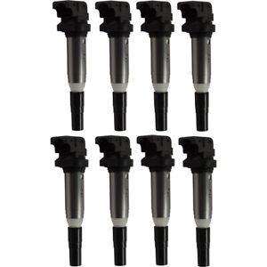 Ignition Coils Set of 8 for 5 Series 750 650 6 BMW M5 M6 Gran Coupe 650i 750i X5