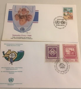 Collection Of Un First Day Cover All Unaddressed Some Have Story On Back S-36 - Picture 1 of 9