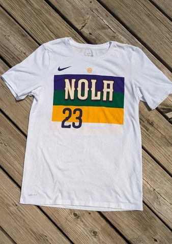 Nike Dri-Fit City Edition NBA New Orleans Pelicans A. Davis #23 TShirt Sz. Med Cover