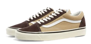 VANS OLD SKOOL 36 DX 'ANAHEIM FACTORY' VANS UA OLD SKOOL 36 DX Chocolate & Khaki - Picture 1 of 5