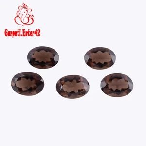 Smoky Quartz Loose Gemstone Faceted Oval Cut 9x7 MM Natural Calibrated Size E - Picture 1 of 8