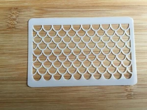 Face painting stencil henna glitter tattoo reusable washable MERMAID  9.5 cm x 6 - Picture 1 of 3