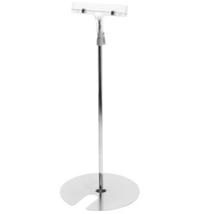 T Shaped Poster Display Holder Adjustable Poster Clip Stand Advertising Sign - Picture 1 of 12