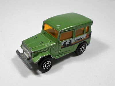 MAJORETTE VTG No 277 TOYOTA LAND CRUISER GREEN 1:53 3'' DIE-CAST TOY CAR FRANCE - Image 1 of 4