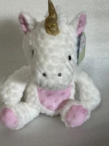 Spark Create Imagine 11” Unicorn Plush Stuffed Animal Rattle & Crinkle Ears New - Picture 1 of 7
