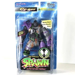 Figura de acción Spawn Cy-gor Deluxe variante púrpura Todd McFarlane 1996 sellada - Imagen 1 de 4
