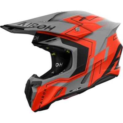 Airoh Twist 3.0 Dizzy Matte Orange Fluro Helmet - image 1 of 4