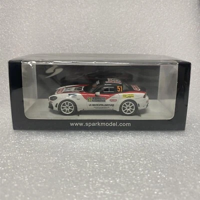 Abarth 124 Rally RGT No.51 Rally Monte Carlo 2022 #Spark 1/43 #S6703 - Image 1 of 2