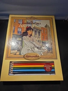 American Girl Samantha Art Studio 6 Colored Pencils Blending Tool - Picture 1 of 15