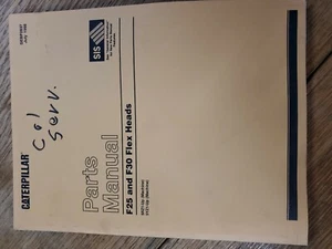 Caterpillar F25 e F30 Flex Heads Manuale ricambi 1R-1400-Y20 - Foto 1 di 4