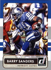 2015 Donruss Football Card #165 Barry Sanders