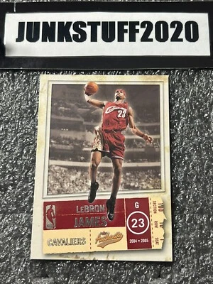 2004-05 Fleer Authentix - #49 LeBron James second year Clean - Image 1 of 4