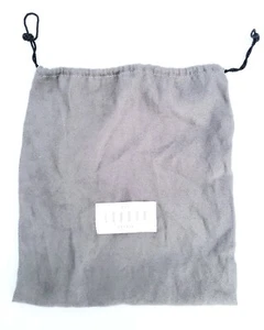 THE LONDON HOTELS Gray Microfiber Soft Accessory Drawstring Pouch Bag - Picture 1 of 4