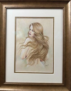 Ainhoa Ortez Original "Tanzende Fee" Mixed Media - Bild 1 von 6