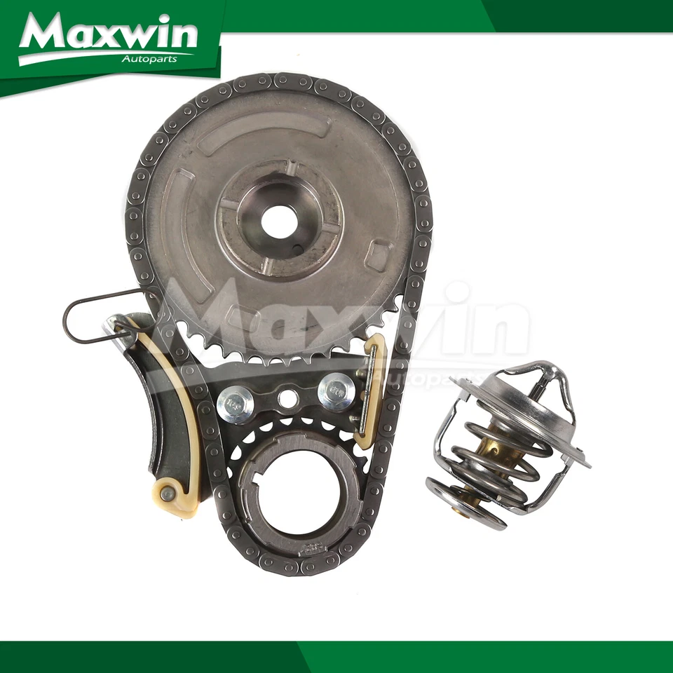 Kit de cadena de distribución conjunto de termostato para 09-11 Chevrolet Express 4500 6,6 L OHV Foto 1 de 4