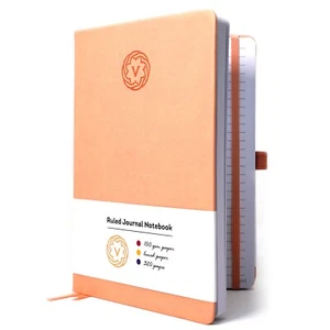B5 Journal Notebook Lined Notepad 320 Pages - 100gsm Hardcover Writing Notebook - Picture 1 of 30
