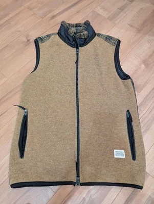 Norse Projects Brown Check Wool Blend Vest - Image 1 of 4