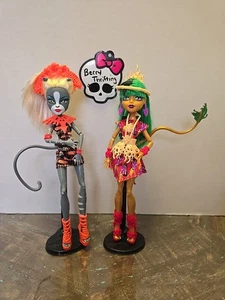 Monster High *Ghouls Getaway* Lot~ Jinafire Long & Meowlody 😍😍 2015 - Picture 1 of 24