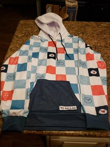 THE ODD 1s OUT YOUTH Extra Large XL Allover Print Hoodie Sweatshirt James Pocket - Picture 1 of 5