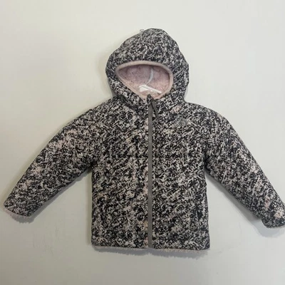 Chaqueta reversible The North Face Mossbud Swirl niña pequeña 2T acogedora exterior rosa Foto 1 de 4