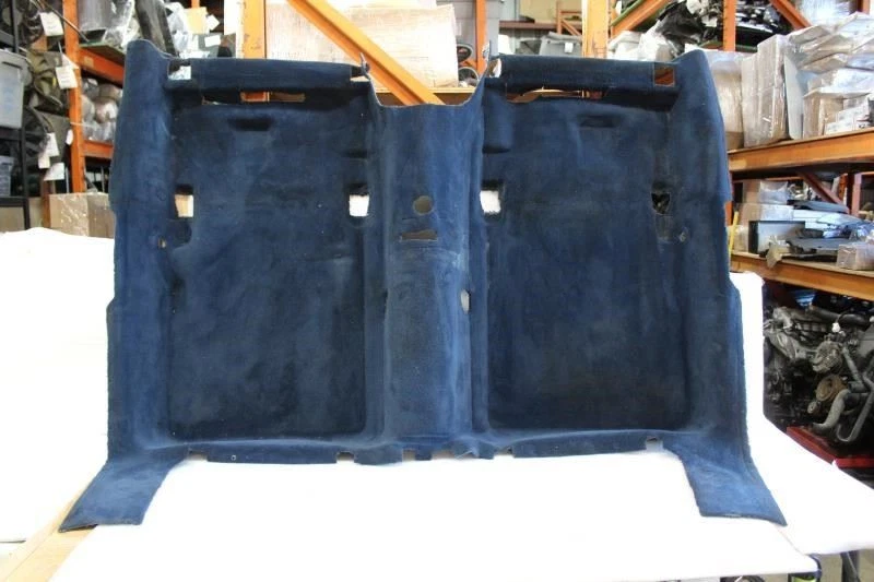 1986 1987 1988 1989 MERCEDES 420SEL REAR CARPET FLOOR BLUE - Image 1 of 4