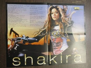SHAKIRA & AARON CARTER QUAD KLAPP PIN UP POSTER M TEEN MAGAZIN AUSSCHNITT 099 - Bild 1 von 2