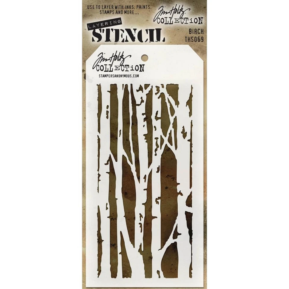 Tim Holtz Layering Stencil Birch Stencil THS069 2016