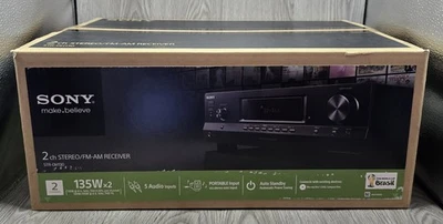 Brand New Sony STR-DH130 2 Channel Stereo FM-AM Receiver (Black) New Unopened  - Image 1 of 4
