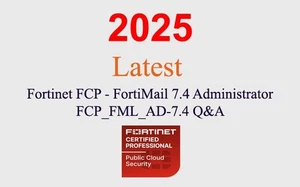 Fortinet FortiMail 7.4 Admin FCP_FML_AD-7.4 GWARANCJA JAKOŚCI I ODPOWIEDZI (aktualizacja 1 miesiąc) - Zdjęcie 1 z 1